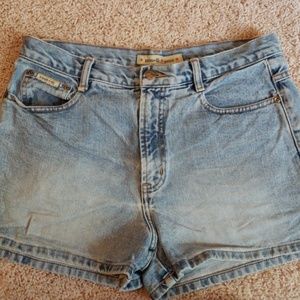 Vintage Zana Di distressed jean shorts